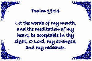 Psalm 19 14 5WBL
